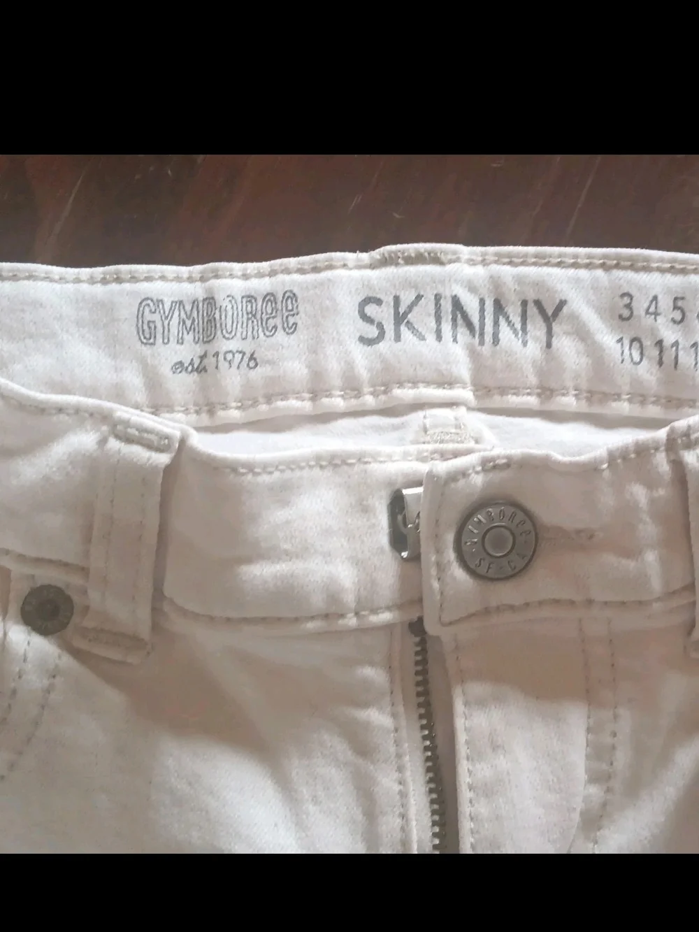 Gymboree White Girls/Boys' Skinny Jeans